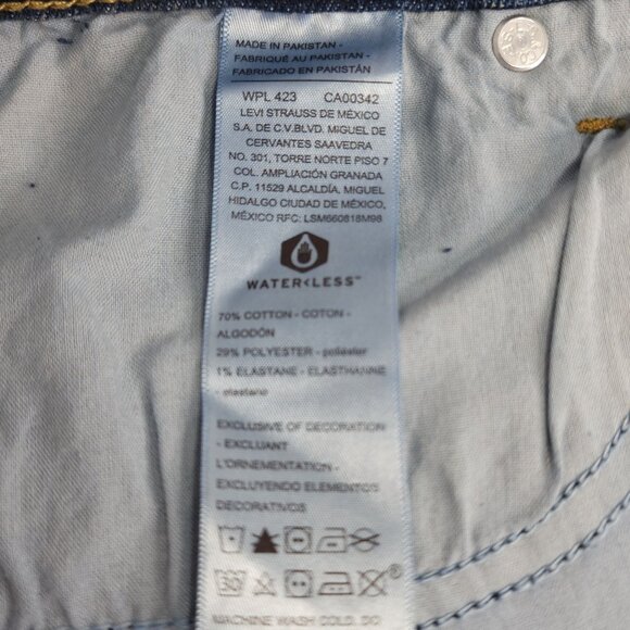 Signature Gold By Levi Strauss Boot Jeans 39W 28L Natural-Waist Rise Stretch - Picture 7 of 8